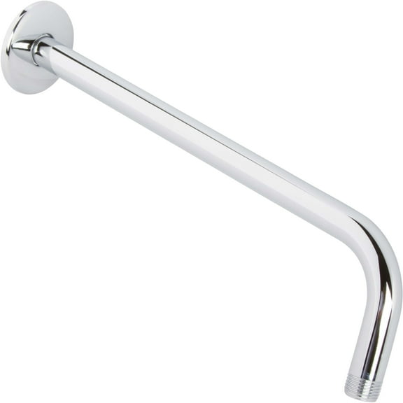 Aqua Elegante Shower Arm And Flange for Rain Shower Hardware - 12 inch - Chrome