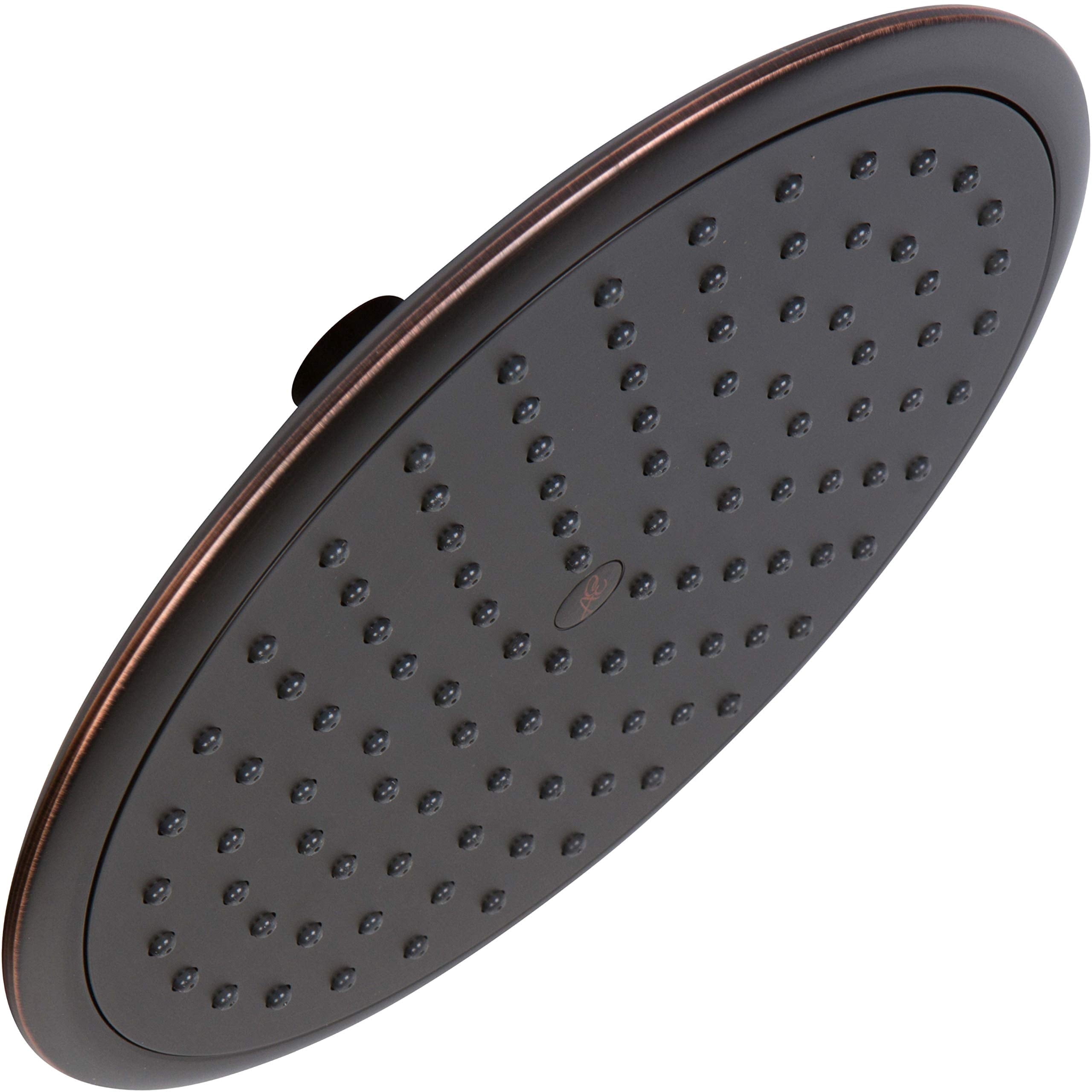 Aqua Elegante Waterfall Shower Head for High Flow Rain Showers - 2.5 GPM - Oil-Rubbed Bronze