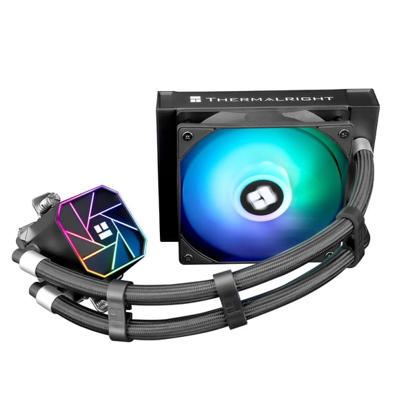 Aqua Elite 120 V3 AIO CPU Cooler, 120mm Liquid Cooling, ARGB PWM Fans, Intel LGA1150-1200/AMD AM4-AM5
