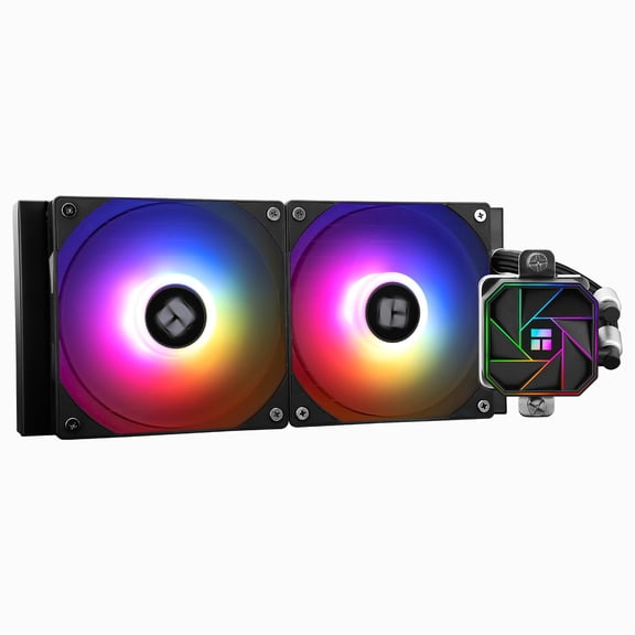 Aqua Elite 240 V3 Liquid CPU Cooler, AIO Pump Head Speed up to 3300RPM, TL-C12B-S V22 PWM Fans,for AMD/AM4/AM5, Intel LGA1150/1151/1200/1851/1700, Computer CPU Aio Cooler