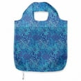 thumbnail image 1 of Aqua Fabric Shopping Tote, Animal Pattern Inspired by Tropical Fish Skin Scales Hand Drawn Style Spotty, Portable and Foldable Bag to Keep in Pocket Bag Purse & Car, Violet Blue Aqua, by Ambesonne, 1 of 4