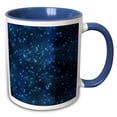 thumbnail image 1 of 3drose, Aqua Faux Sparkle, 15oz Two-tone Blue Mug, 1 of 6