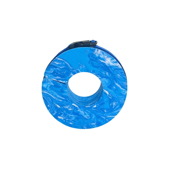 Aqua-Float Marble Armbands - EVA Foam Swim Arm Floats with Adjustable Straps & Buckle, Marble Pattern Pool Arm Bands, Multi-Layer Water Safety Floaties