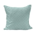 thumbnail image 1 of Aqua Fluffy Throw Pillow Cushion Cover, Sun Flower with Dots Geometric Vintage Hippie Round Art Image, Decorative Square Accent Pillow Case, 24" x 24", Seafoam and White, by Ambesonne, 1 of 5