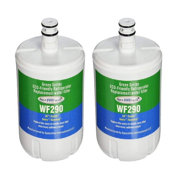 Aqua Fresh 5231JA2002A Refrigerator Water Filter Replacement for LG LT500P, ADQ72910911, GEN11042FR-08, HDX FML-1, LSC27925ST, LFX25974ST (2 Pack)