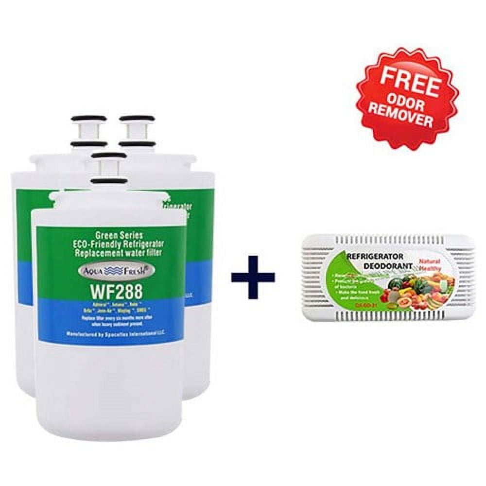 Aqua Fresh Replacement Water Filter fo UKF7003 (3 Pack) and Free Odor