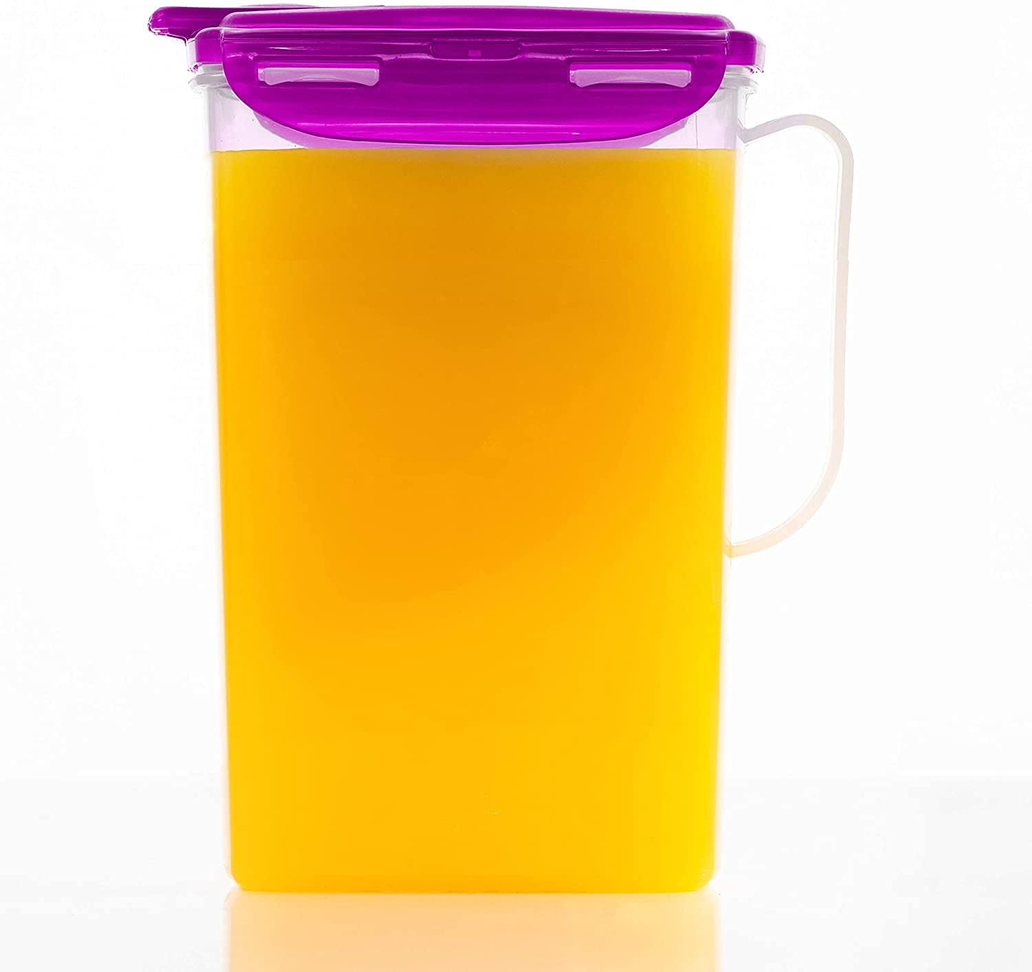 Aqua Fridge Door Water Jug with Handle BPA Free Plastic Pitcher with ...