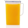 thumbnail image 1 of Fridge Door Water Bottle with Handle, BPA Free Plastic Water Bottle with Flip Lid, Great for Tea and Juice, 1 of 6