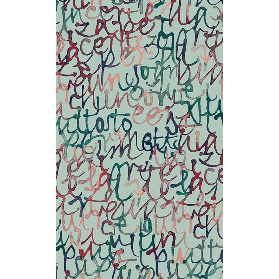 Aqua Green Abstract Prints Geometric Wallpaper, Double Roll, 57 sqft