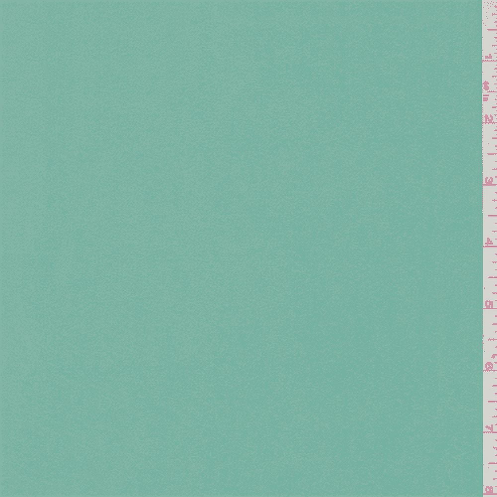 Aqua Green Moleskin, Fabric By the Yard