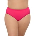 thumbnail image 1 of Aqua Green, Women's Plus Size Mid Rise Brief, Rose Quartz Pink, 1X, 1 of 4