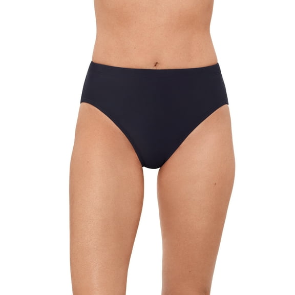 Aqua Green, Women's Mid Rise Brief, True Navy Blue, Medium