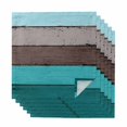 thumbnail image 1 of Aqua Grey Cloth Napkins, Vintage Stripe Farmhouse Wood Grain Ombre Washable and Reusable Dinner Napkins Set of 6, Table Napkin for Kitchen Party Birthday Wedding Hotel Housewarming 20"x20", 1 of 8
