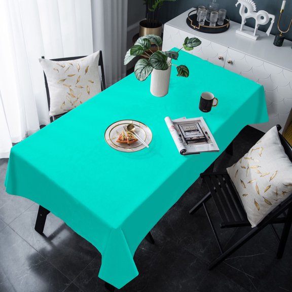 Aqua Grunge Street Style Painting Brush Print Ombre Design Illustration,Tablecloth Rectangle Table Cloth 60x120 ,Waterproof Tablecloth Outdoor Table Cloth,Table Cover for Kitchen Dining Party