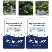 Aqua-Guardian Pro Formula for Pond, 100g, 2 Pack Water Purification Powder for Aquarium Fish Tank, Water Clarification Powder, Aquatic Care Powder for Water Care and Fish and Shrimp Support
