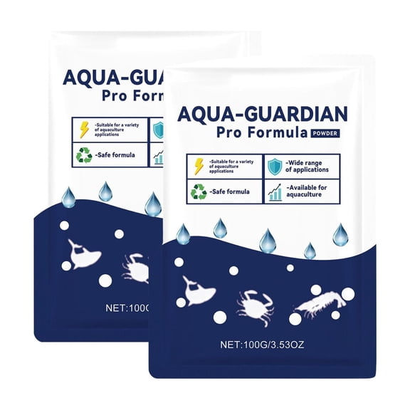 Aqua Guardian Pro Pond Water Care Powder, 2026 New Easy-Mix Water Treatment for Ponds, 2 Pack