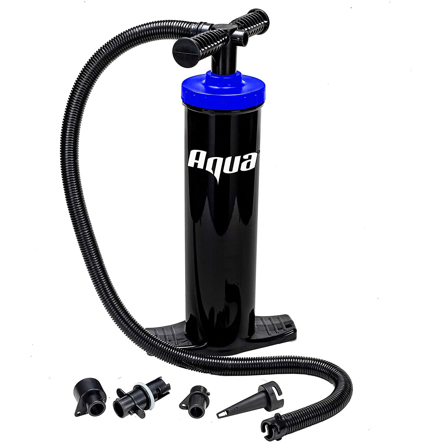 Aqua Heavy Duty Dual Action Hand Pump with 4 Nozzle Adapters