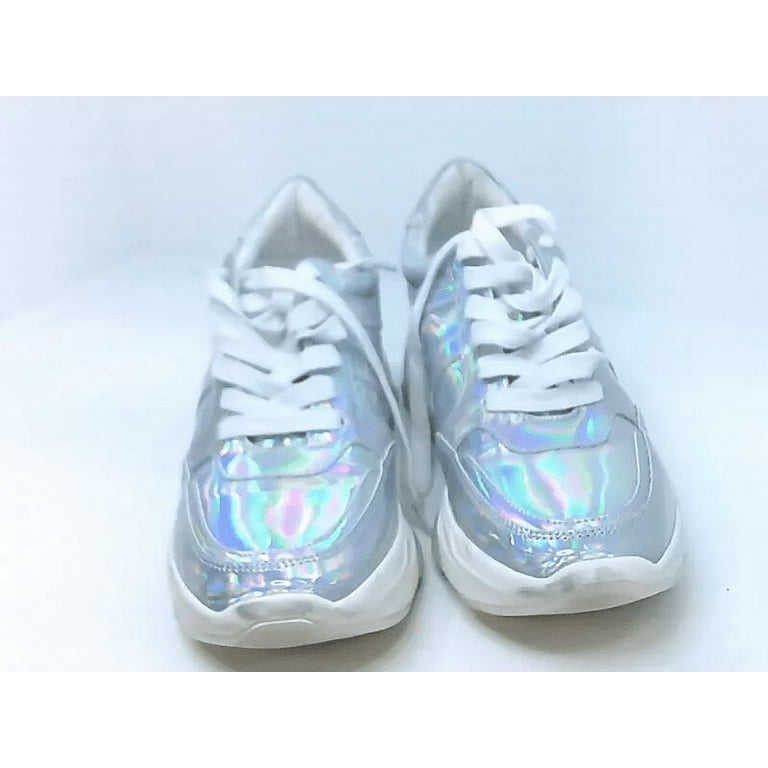 Aqua IRIDESCENT IKE Lace Up Sneakers US 7 Walmart