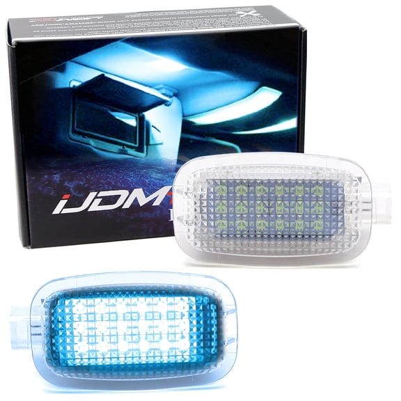 Aqua Ice Blue LED Side Door Courtesy Lamp For Mercedes-Benz C E S R G ML CL SL GL GLK Class, OEM Replacement as Footwell, Vanity Mirror, Trunk or Glovebox Lights