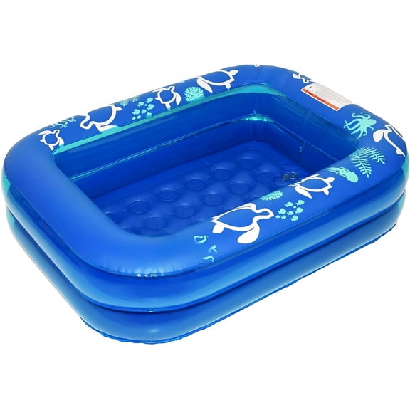 Aqua Inflatable Tanning Pool Lounger, Premium Pool Float with Cupholders and Removeable Pillow for Relaxation and Fun