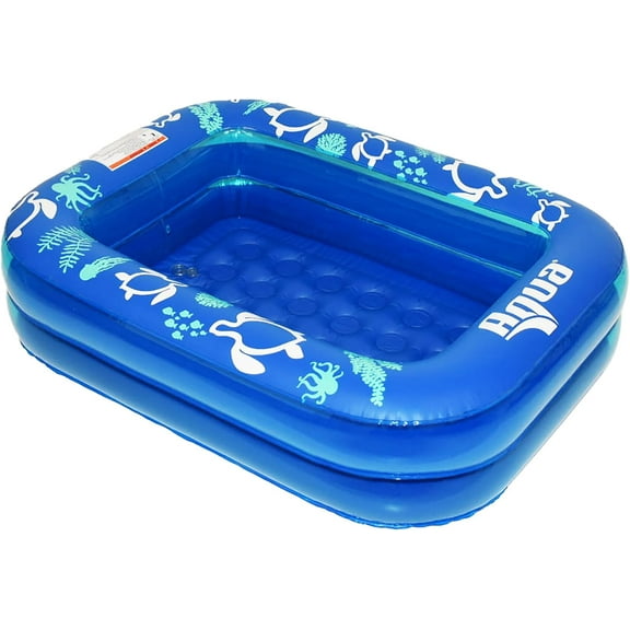 Aqua Inflatable Tanning Pool Lounger, Premium Pool Float with Cupholders and Removeable Pillow for Relaxation and Fun