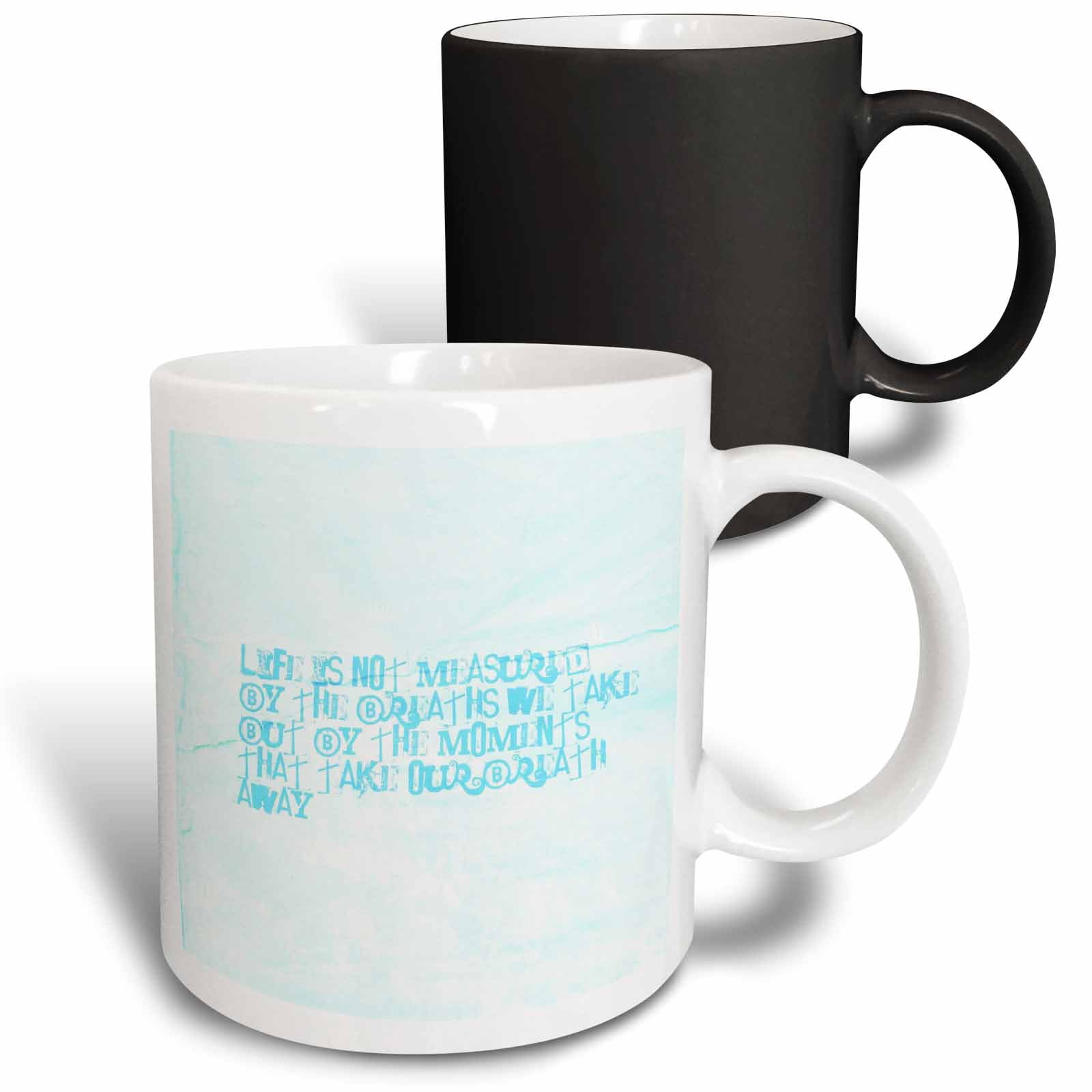 Aqua Inspirational Life Quote Motivational Words 11oz Magic 