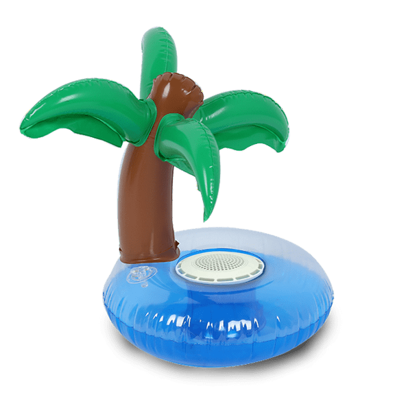 Aqua Jams-Palm Tree Bluetooth Floating Speaker & Cup Holder (WE-AJ-PALM TREE)