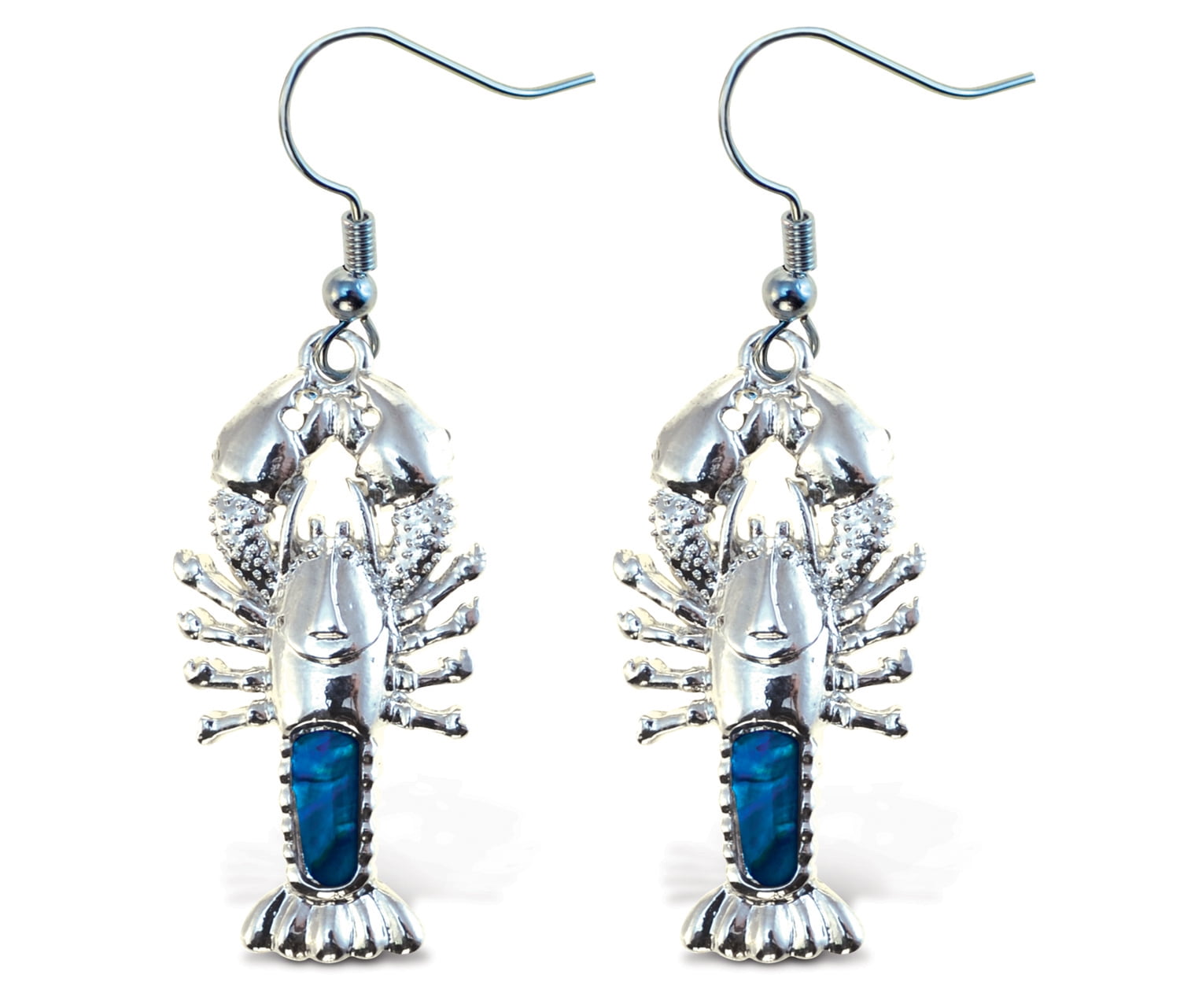 Aqua Jewelry - Earrings - Dangle Post - Fish Hook - Lobster