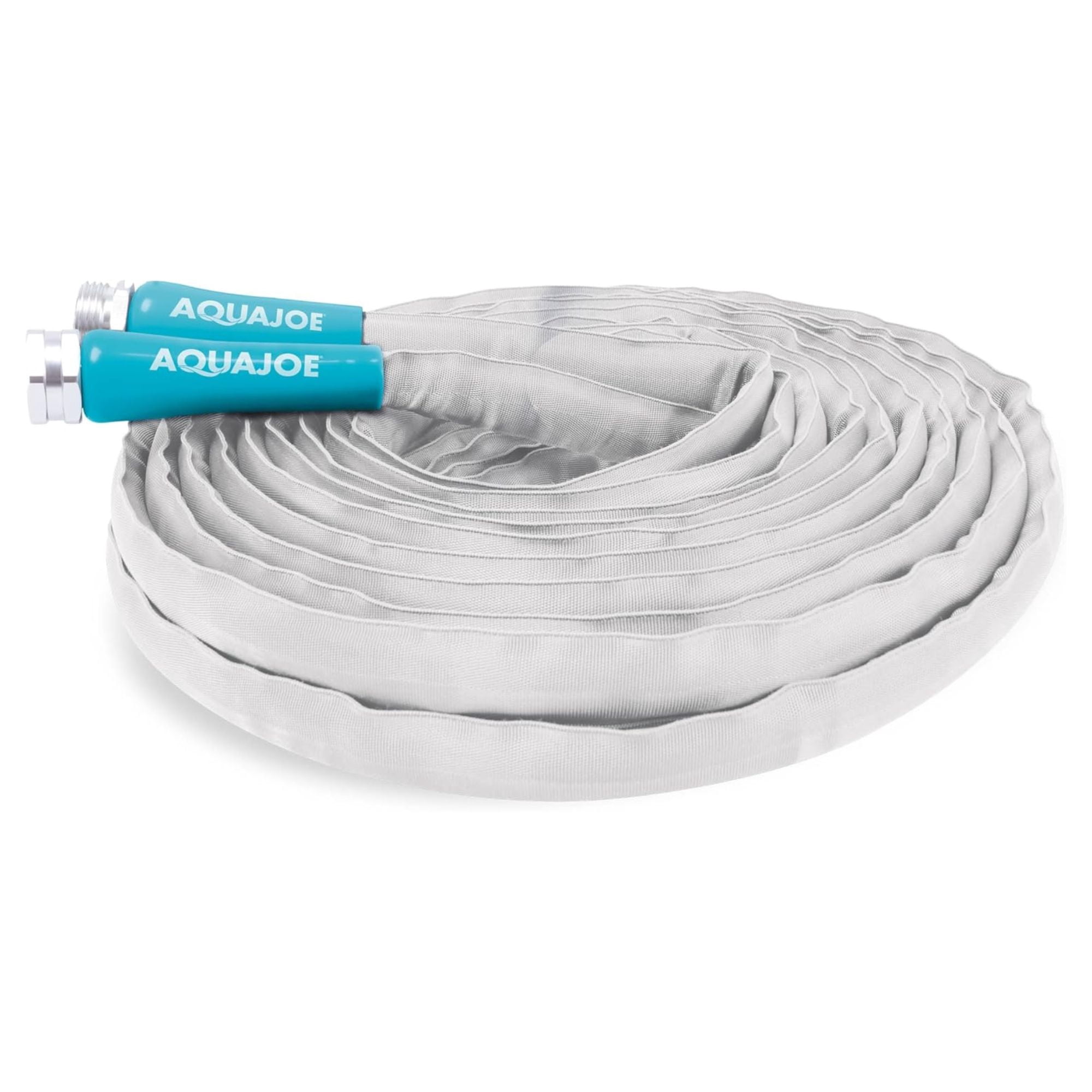 Aqua Joe 50' Expandable RV Hose with Flexible Marine-Grade Fiber Jacket, AJFJH50-58-RV
