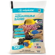 Aqua Joe 50 lb Aquarium Fine Sand Substrate for Freshwater and Saltwater Tanks, AQASND50