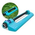 thumbnail image 1 of Aqua Joe Oscillating Metal Lawn Sprinkler, Adjustable Spray, 4,400 Sq. Ft. Max Coverage, 1 of 14