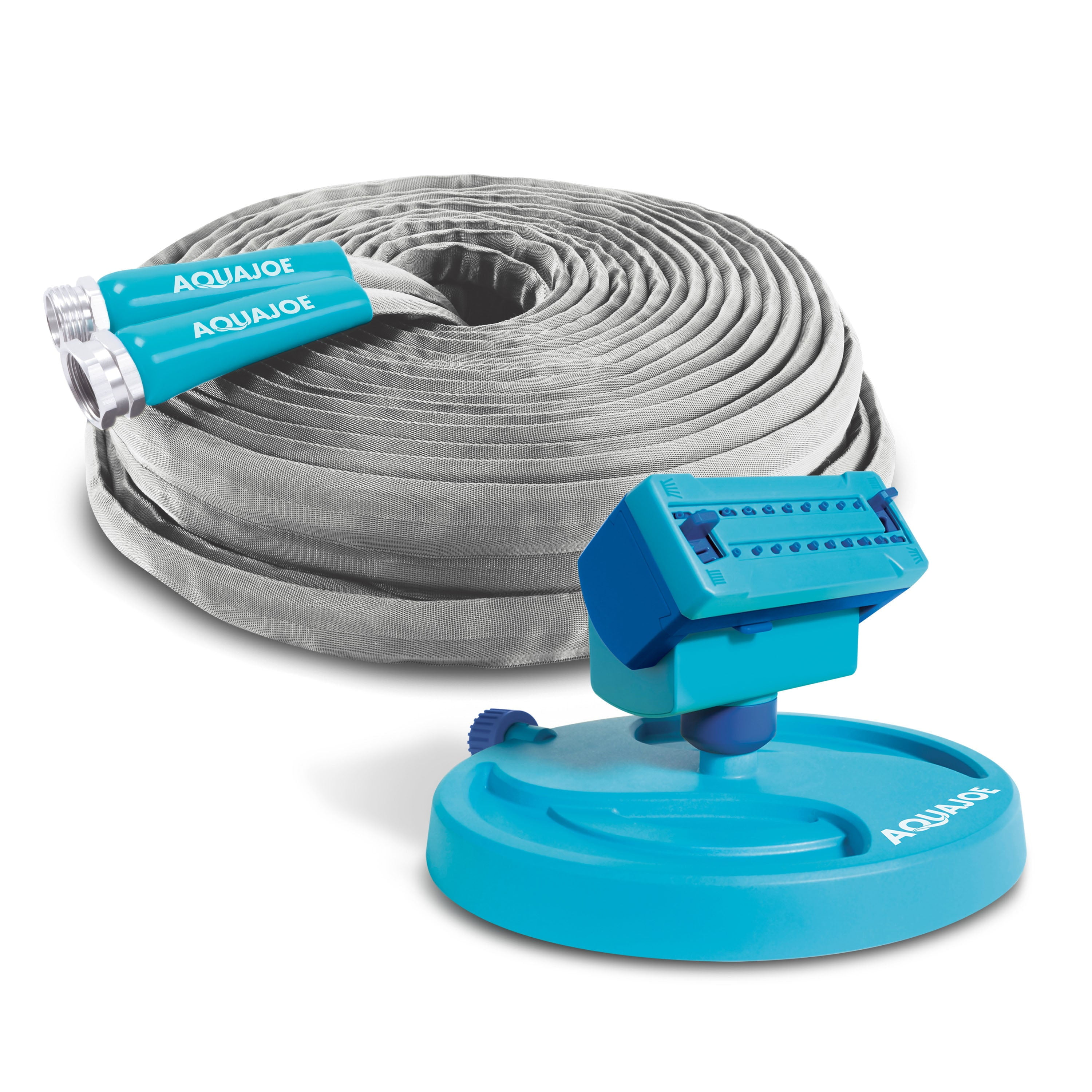 Tubo Flessibile Aqua Joe FiberJacket 50ft X 5/8&rdquo; &ndash; Raccordi Alluminio, Scatola Aperta, Rigenerato