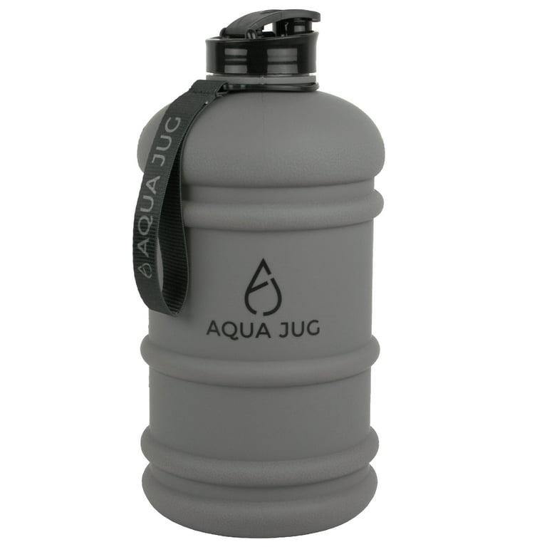 Aqua Jug Big Water Bottle, Dishwasher Safe BPA Free Drinking Water, Smoke  Gray 2.2L, Great for Gym Fitness Workout Sports Hiking and more
