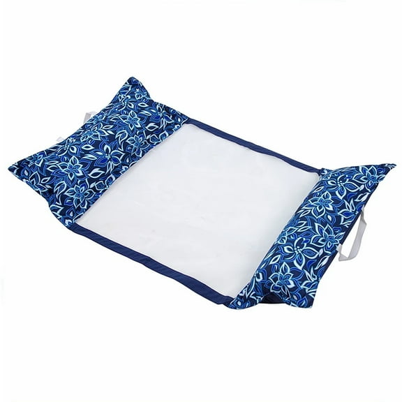 Aqua Leisure 4 in 1 Inflatable Supreme Monterey Hammock Pool Float, Orchid Blue