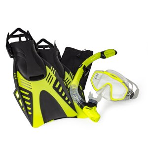 Dolfino Dyna 5-Piece Snorkel Set with Carry Bag