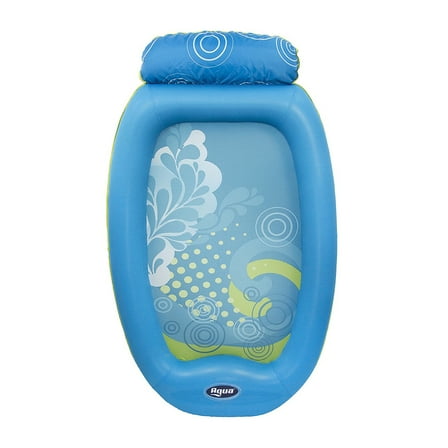 Aqua Leisure Inflatable Pool Float Water Comfort Lounge Lounger, Bubble Waves