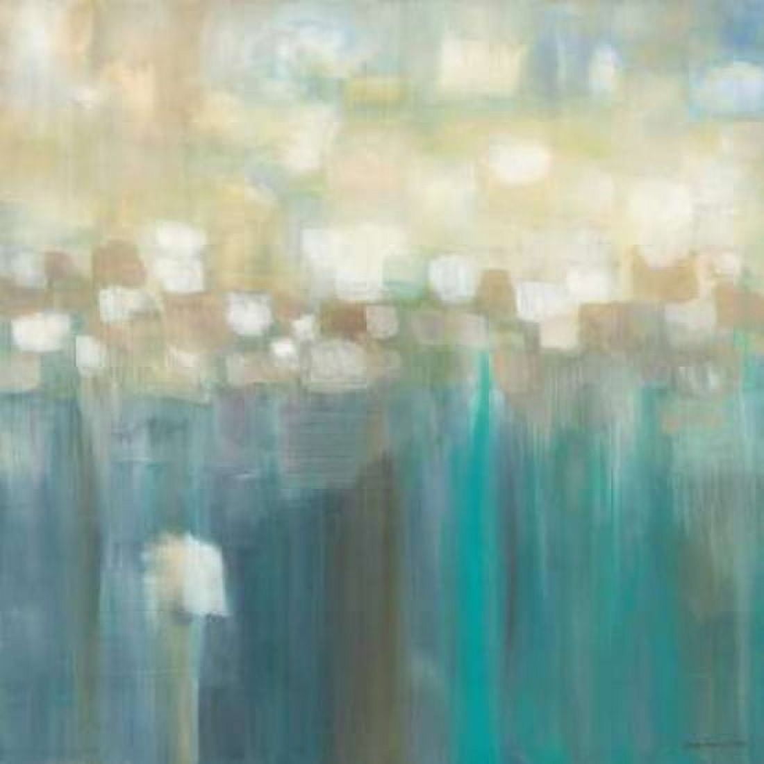 Aqua Light Canvas Art - Karen Lorena Parker (24 x 24)