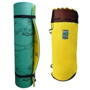 Aqua Lily Pad Water Mat Playground Floating Foam Pad Bundle w/ Storage Bag