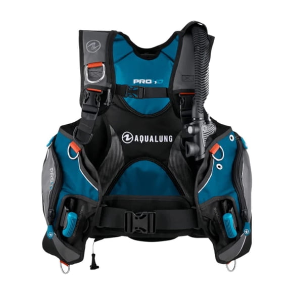 Aqua Lung Pro HD Mens BCD (Black, Blue, X-Small)
