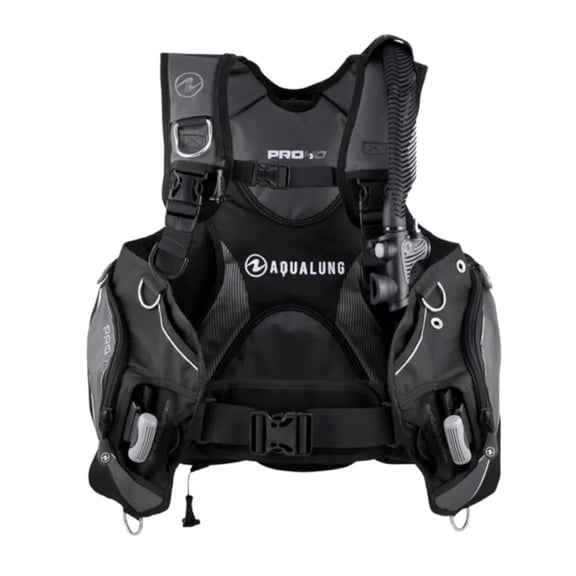 Aqua Lung Pro HD Mens BCD (Black/Grey, Medium Large)
