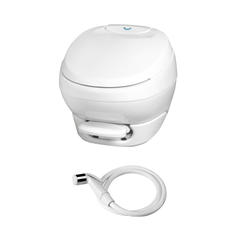 Thetford Aqua-Magic High Profile Bone Bravura Permanent RV Toilet Thetford Aqua-Magic High Profile Bone Bravura Permanent RV Toilet
