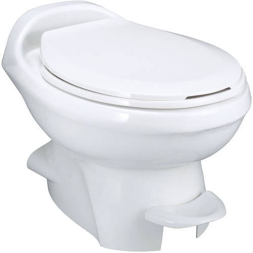 Aqua-Magic® Style Plus Hybrid RV Toilet Ceramic Bowl and Polymer Base