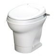 thumbnail image 1 of Aqua-Magic V 10 in. Rough-in 1-Piece .06 GPF Single Flush Hand Flush Round RV Toilet in White, 1 of 1