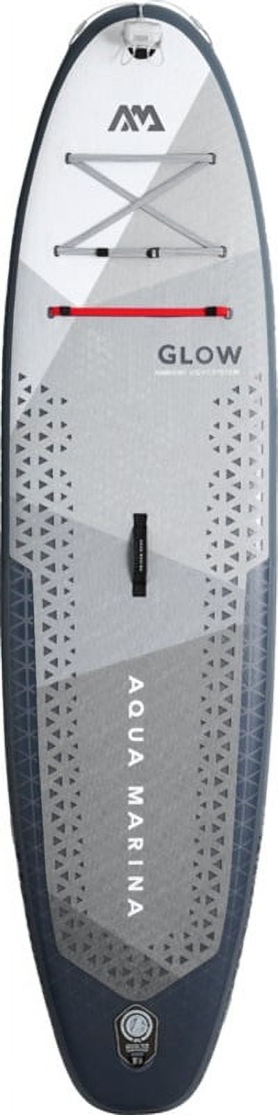 Aqua Marina 10'4" Gray Inflatable Stand-Up Paddleboard with Ambient Light