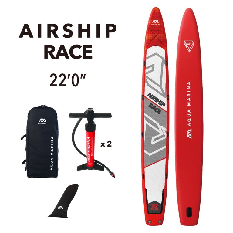 Aqua Marina Stand Up Multi-Person Paddle Board - AIRSHIP RACE 22'0