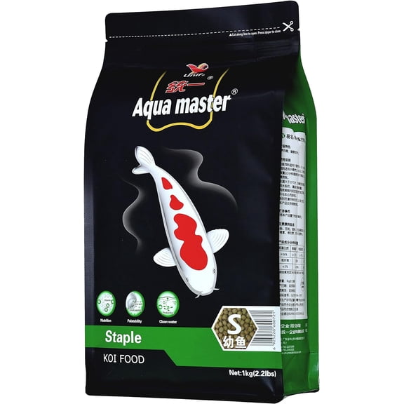 Aqua Master Staple Fish Food, 2.2-Pound/Bag, Small