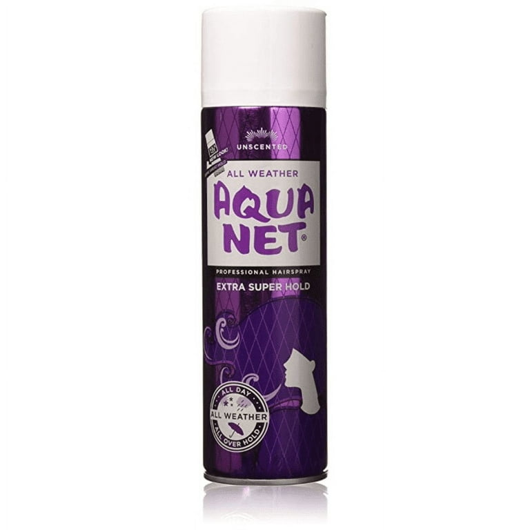 7 PK Aqua Net Extra Super Hold Hairspray Unscented All Weather 4 Oz for  sale online