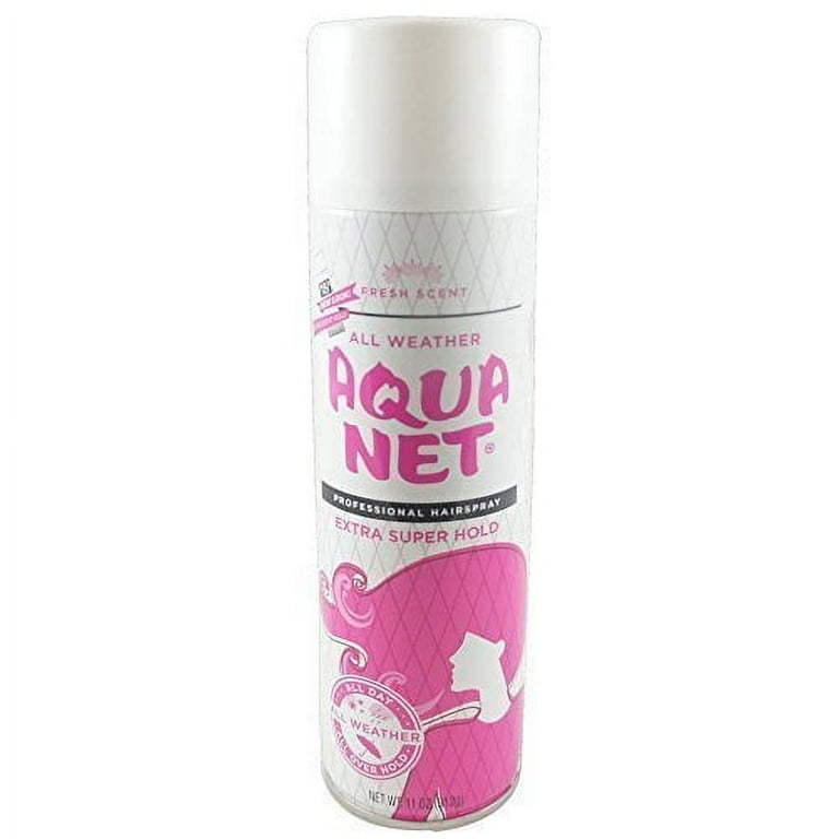 Aqua Net Extra Super Hold Professional Hair Spray Unscented, 11 oz (Pack of 2)