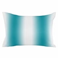 thumbnail image 1 of Aqua Ombre Throw Pillow Cover 20 x 26 Inch Decorative Pillow Cover Farmhouse Stripes Modern Art Lumbar Pillowcase Seasonal Rectangle Cushion Case for Couch Sofa Bed Living Room, 1 of 7