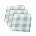 thumbnail image 1 of Aqua Plaid Sofa Couch Cushion Covers Washable, Removable Stretchable Sectional Couch Covers, Spring Summer Farmhouse Buffalo Checkered Slipcovers for L & T Shape Sofa Furniture Protector S Size 3 pcs, 1 of 7